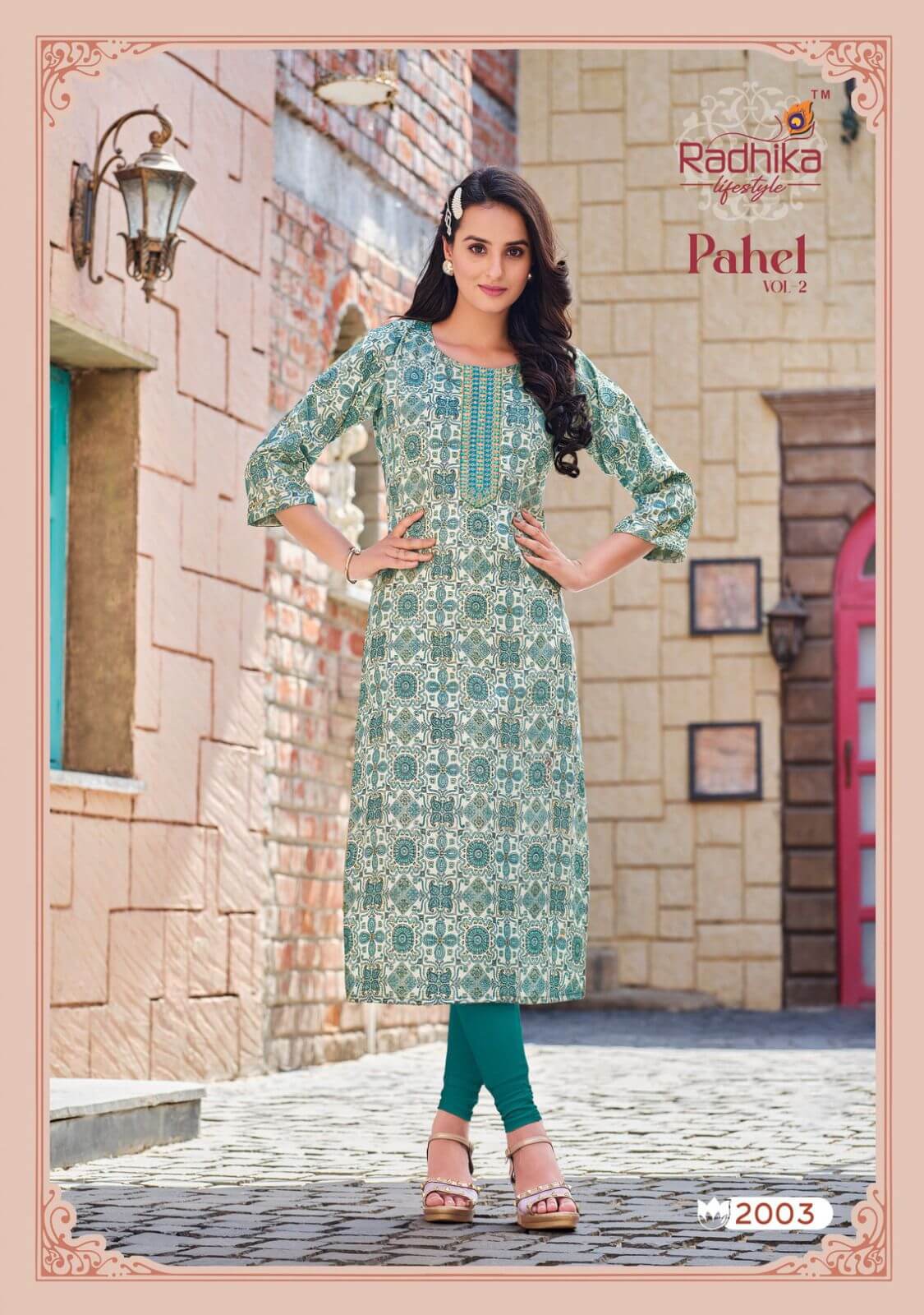 Radhika Lifestyle Paher vol 2 Printed Kurti Catalog collection 8