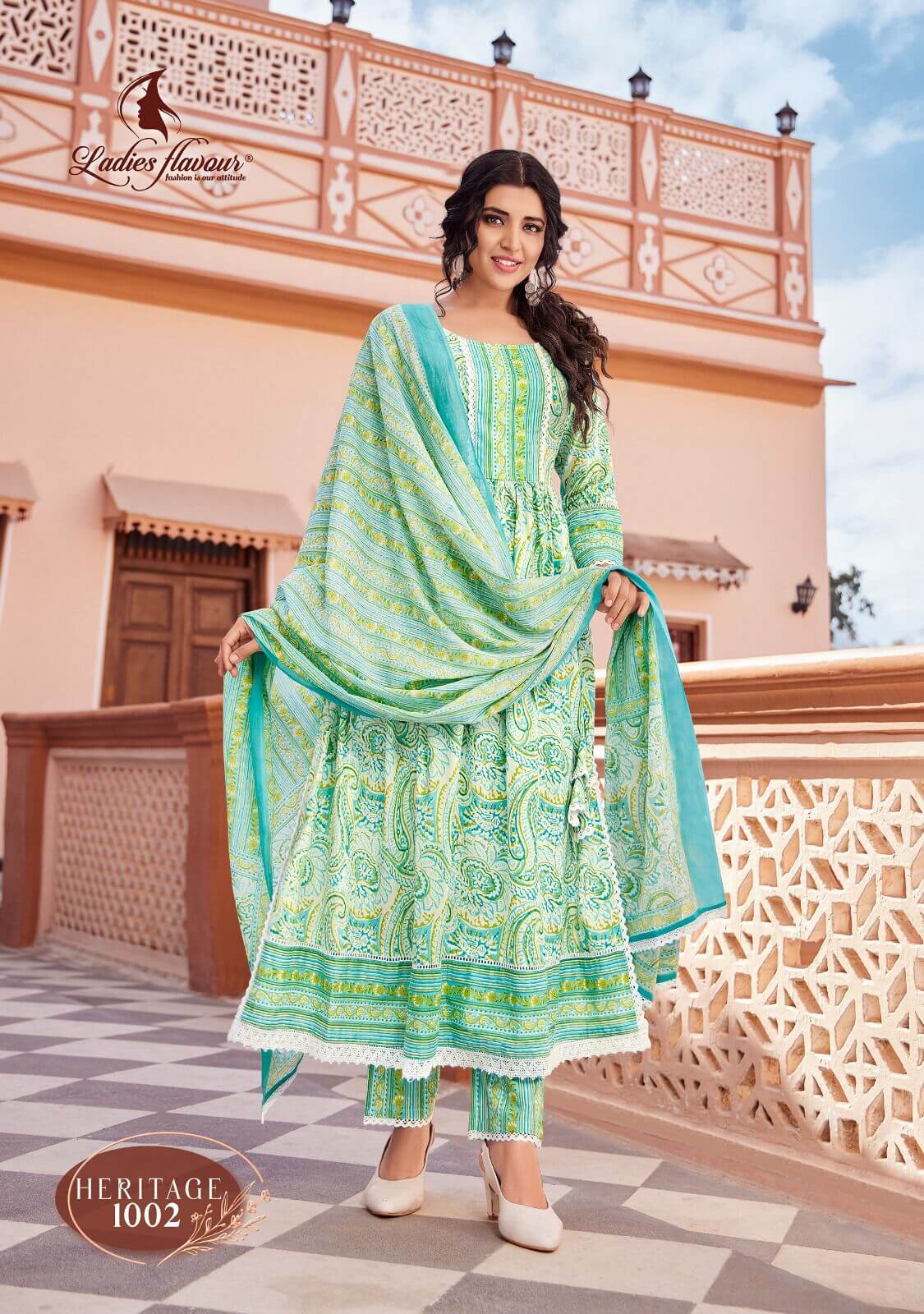 Ladies Flavour Heritage Printed Salwar Kameez Catalog collection 2