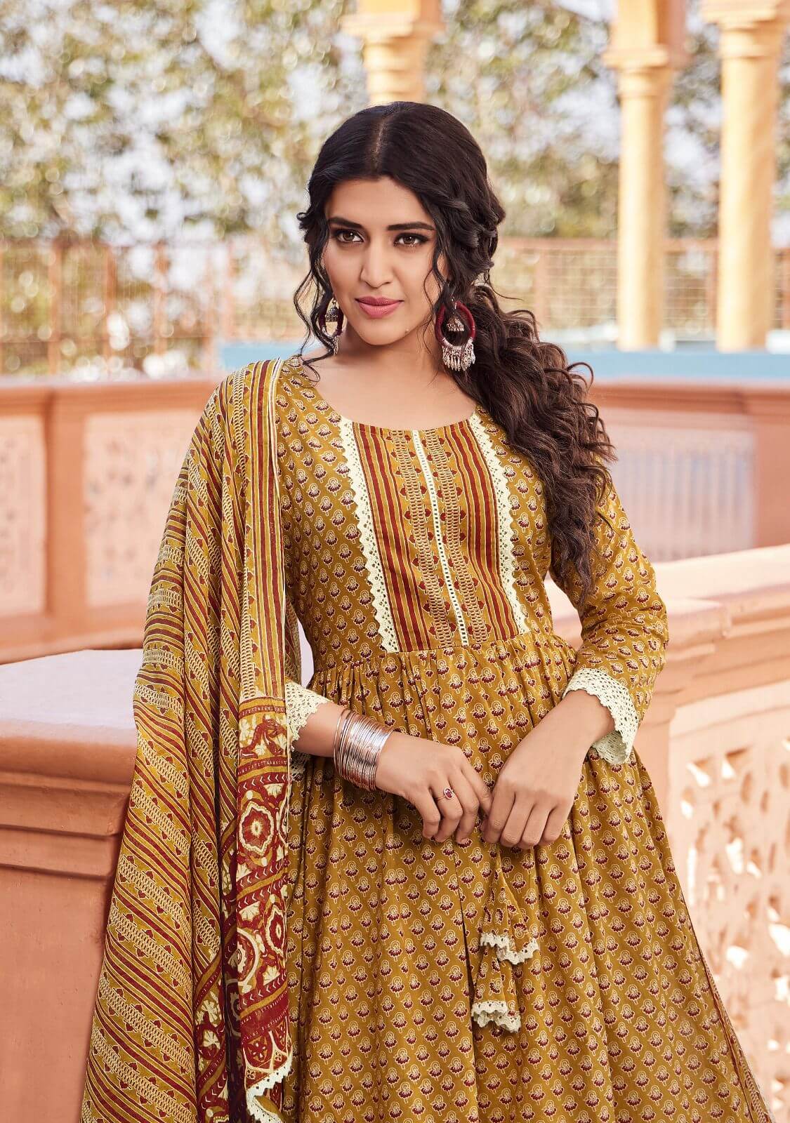 Ladies Flavour Heritage Printed Salwar Kameez Catalog collection 6