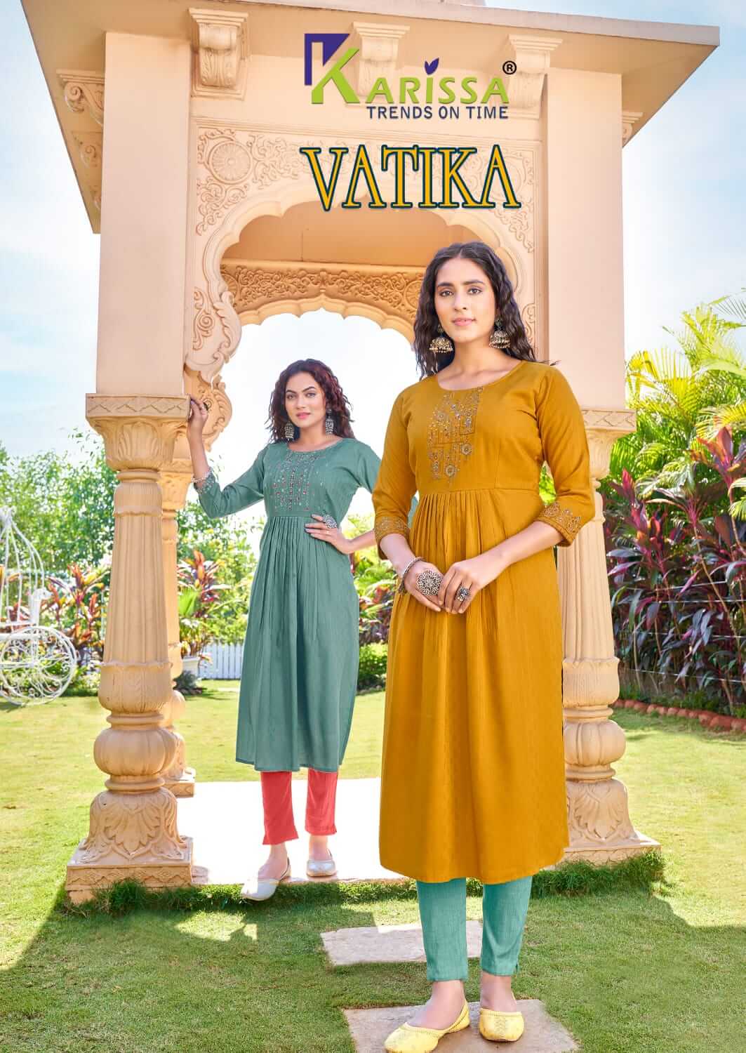 Karissa Vatika Naira Cut Kurti Catalog collection 1