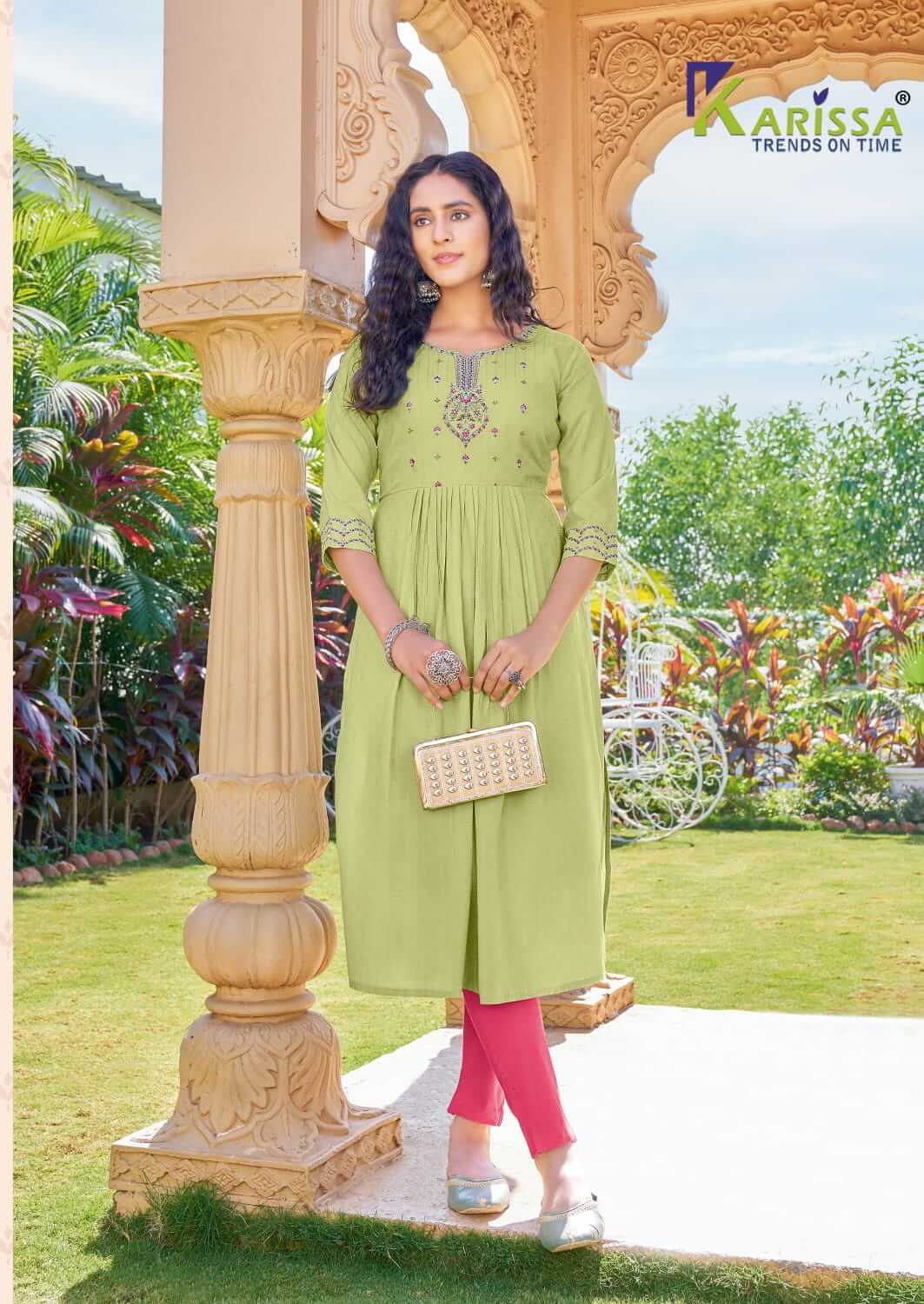 Karissa Vatika Naira Cut Kurti Catalog collection 5