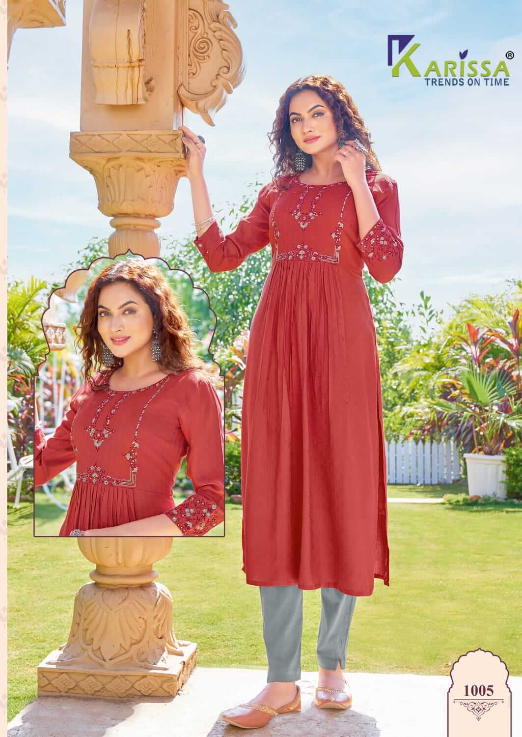 Karissa Vatika Naira Cut Kurti Catalog collection 6