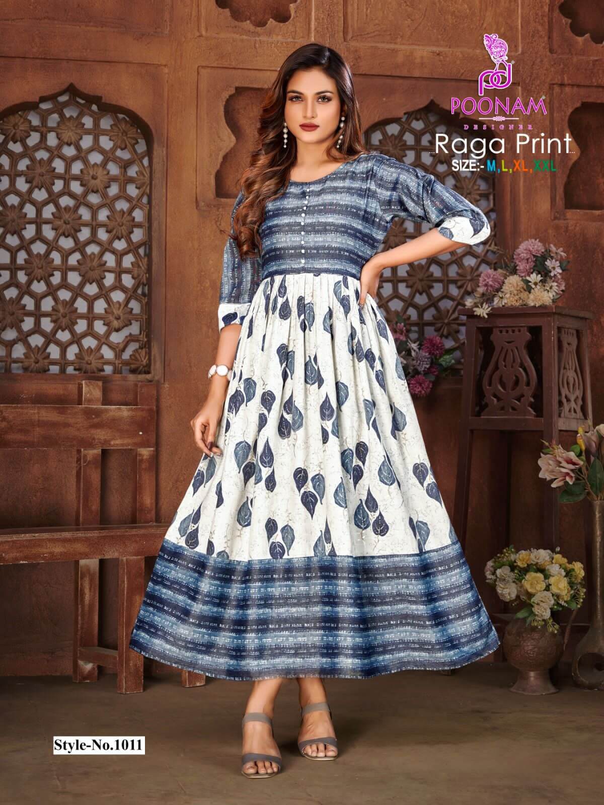 Poonam Raga Print Gowns Catalog collection 8