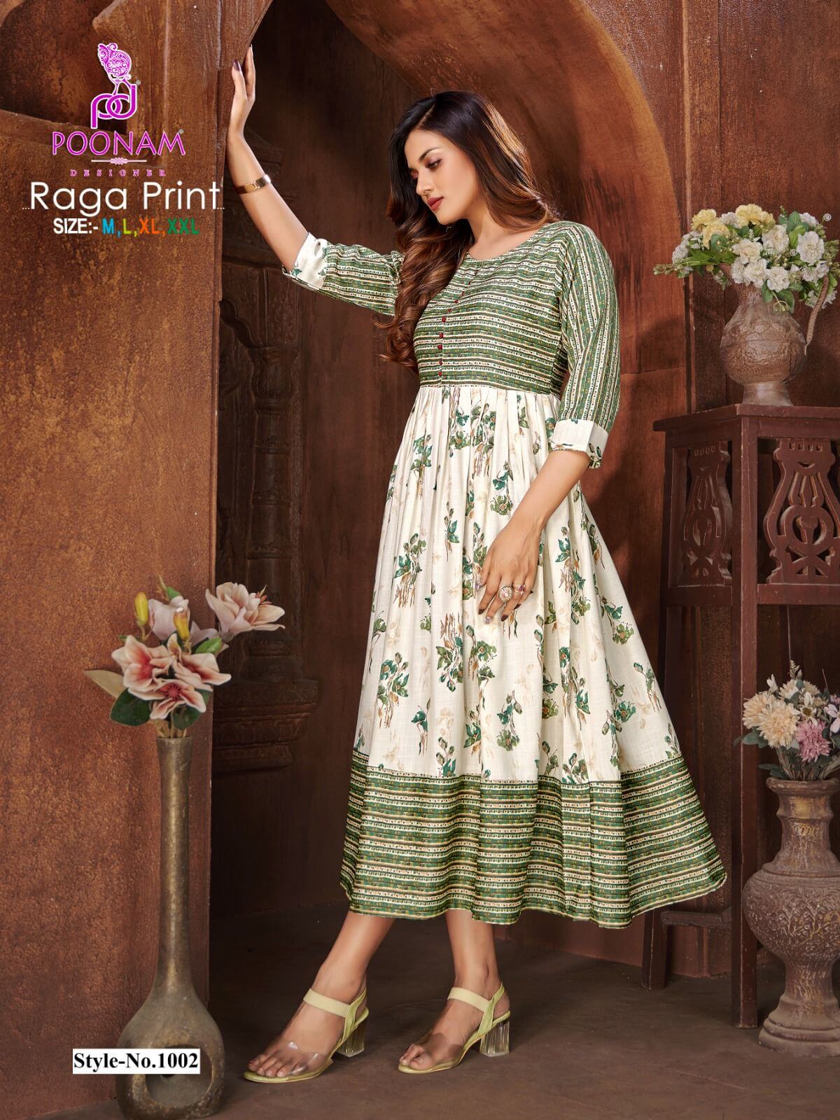 Poonam Raga Print Gowns Catalog collection 3