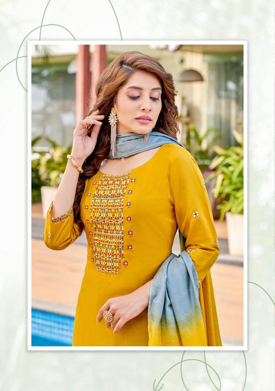 Wooglee Fashion Rangat Embroidery Salwar Kameez collection 7