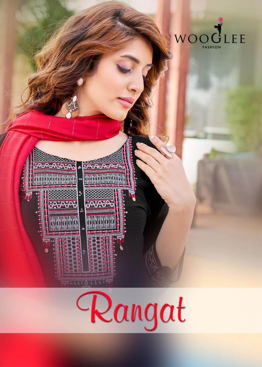 Wooglee Fashion Rangat Embroidery Salwar Kameez collection 8