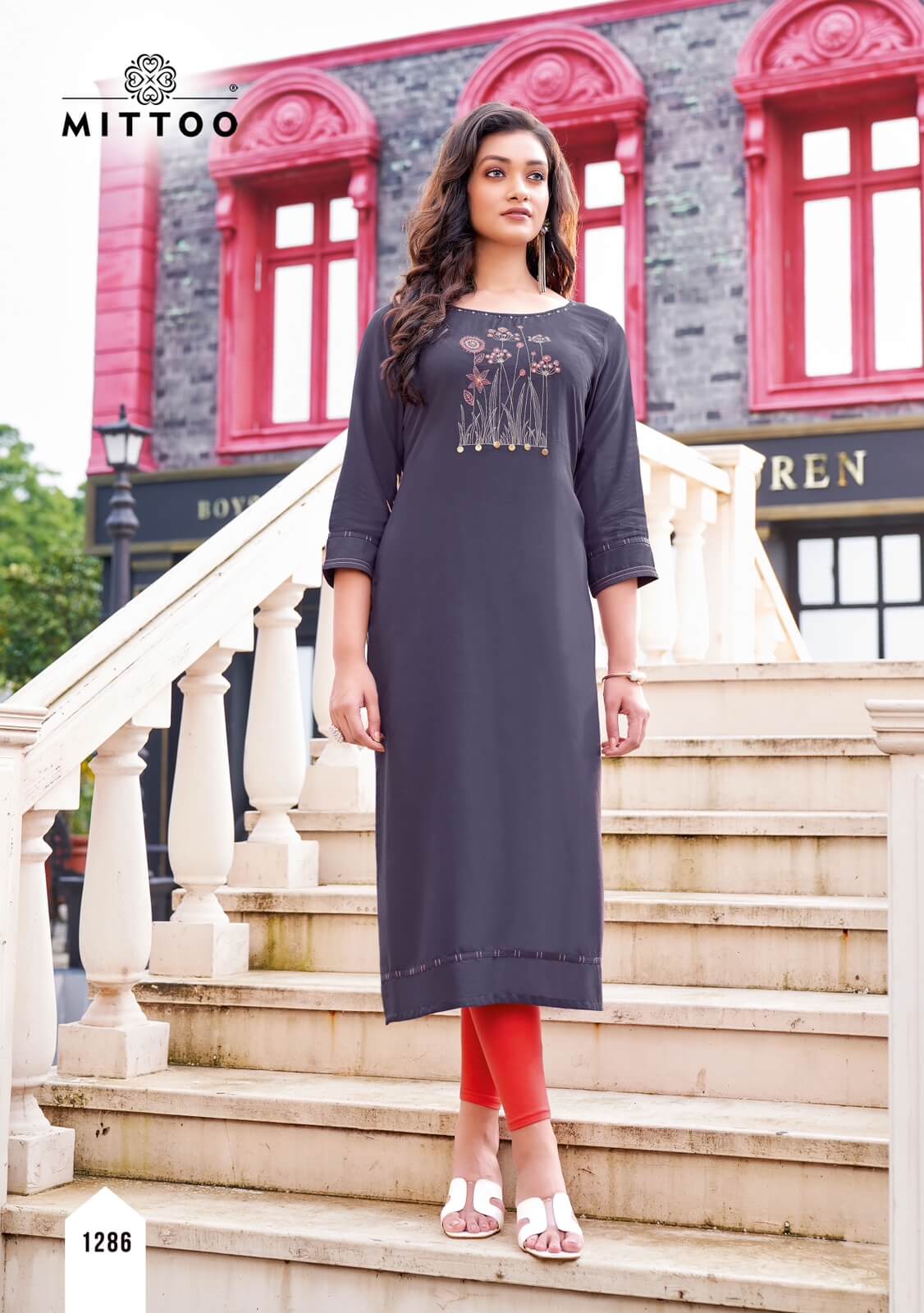 Mittoo Palak vol 33 Rayon Kurti Catalog collection 1