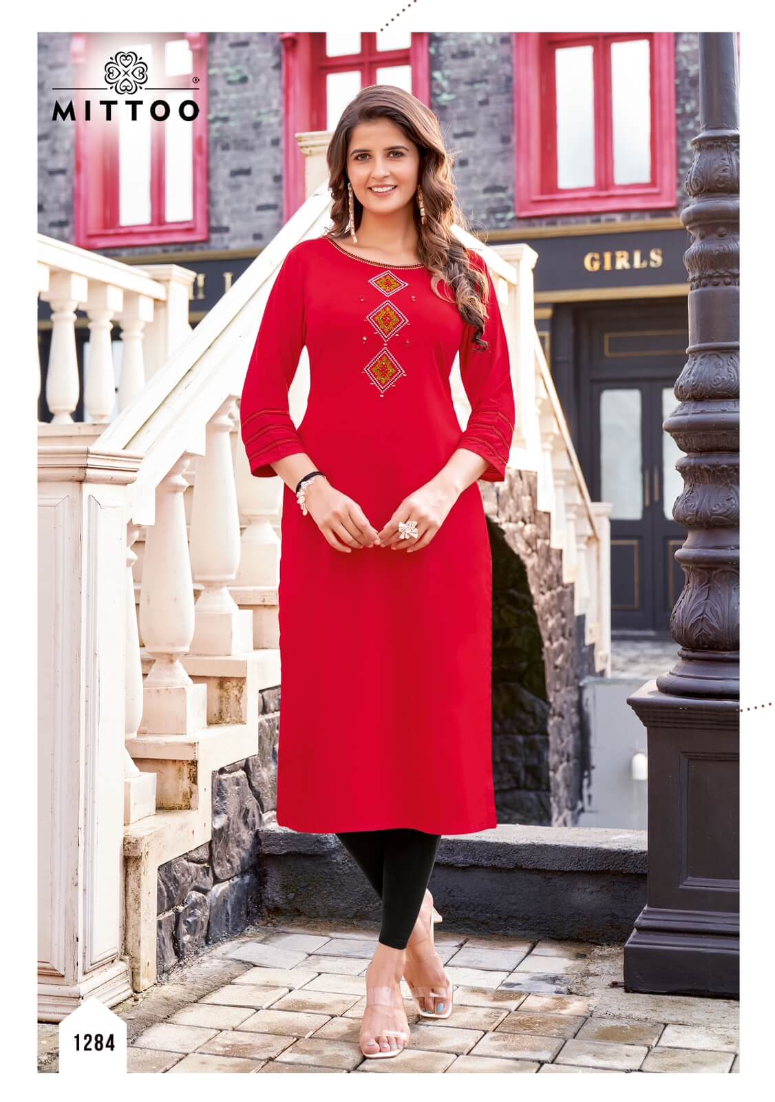 Mittoo Palak vol 33 Rayon Kurti Catalog collection 8