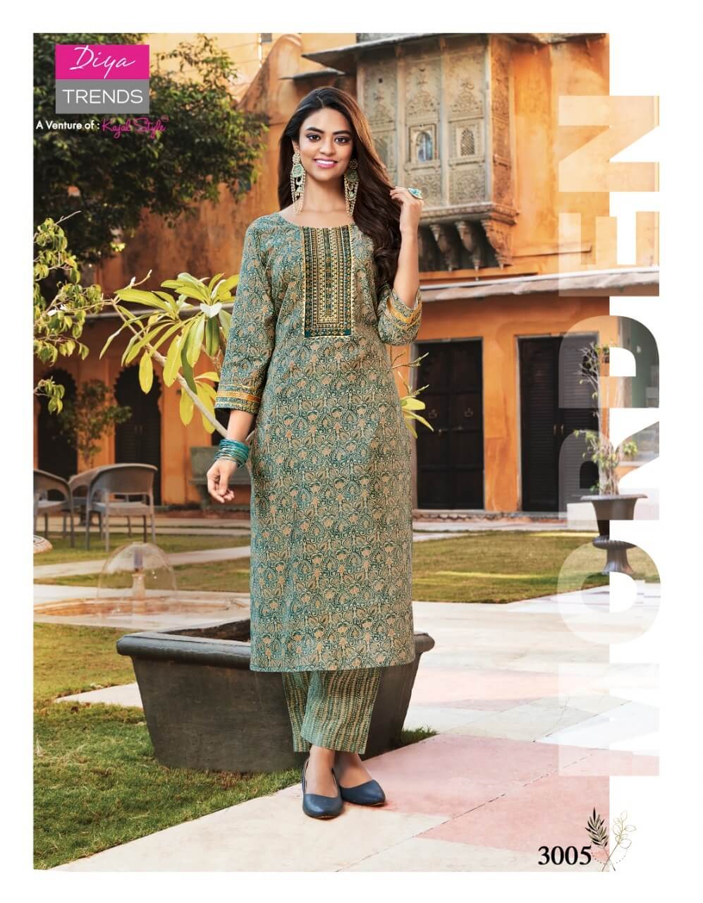 Diya Trends Goldy vol 3 Kurtis with Bottom Catalog collection 4