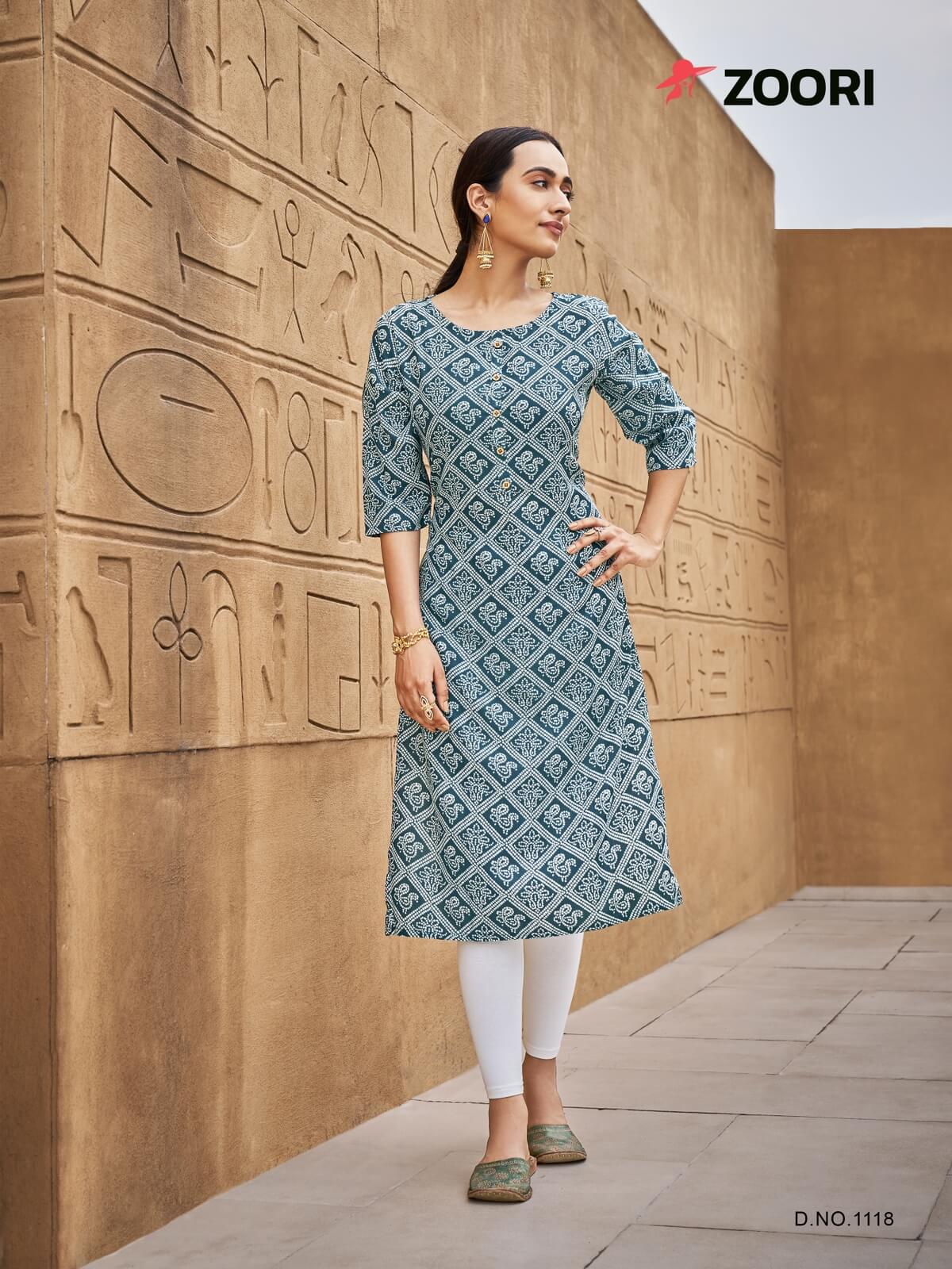 Zoori Akshara vol 20 Printed Kurti Catalog collection 6