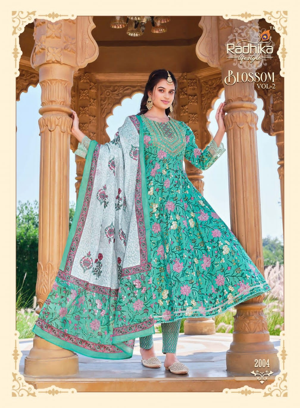 Radhika Lifestyle Blossom vol 2 Cotton Salwar Kameez Catalog collection 7