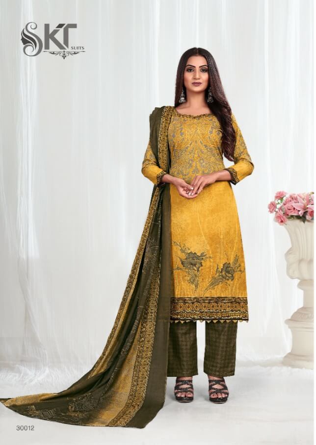 Skt Suits Saanvi Pakistani Dress Material Catalog collection 4