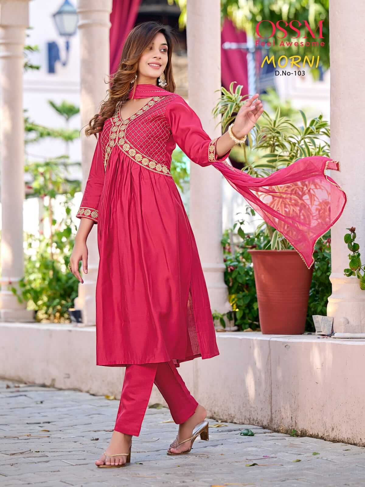 Ossm Morni Alia Embroidery Salwar Kameez Catalog collection 2