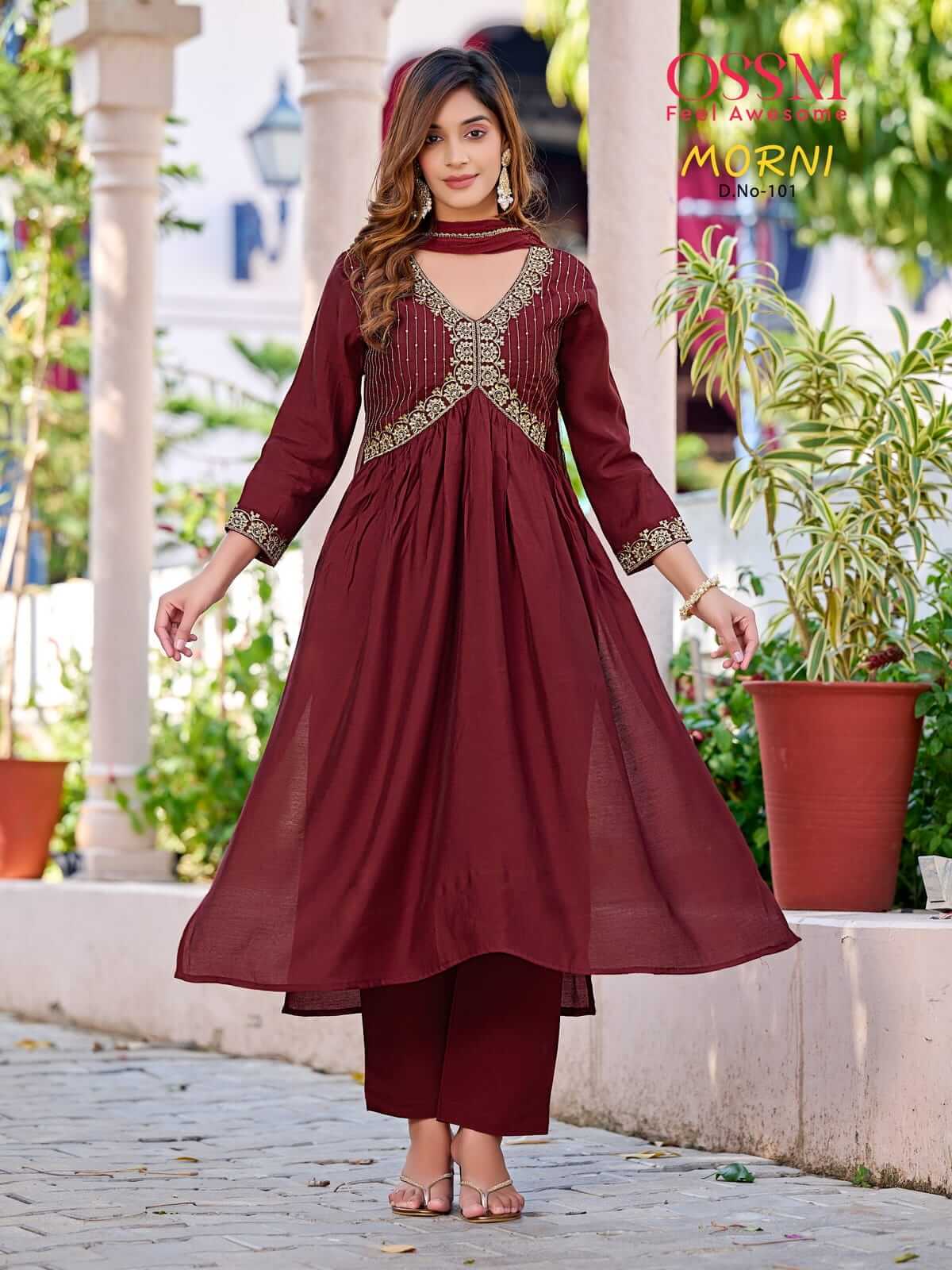 Ossm Morni Alia Embroidery Salwar Kameez Catalog collection 3