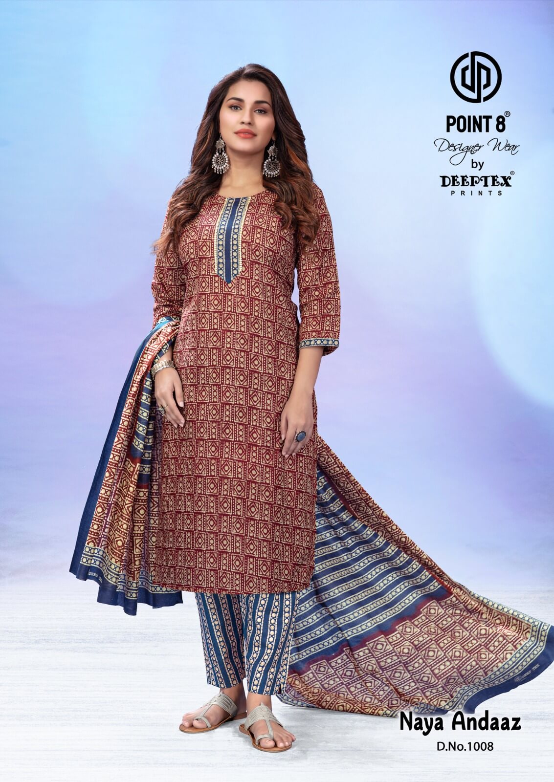 Deeptex Naya Andaaz vol 1 Cotton Salwar Kameez Catalog collection 7