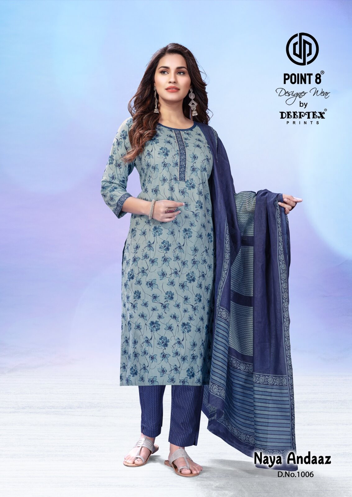 Deeptex Naya Andaaz vol 1 Cotton Salwar Kameez Catalog collection 8