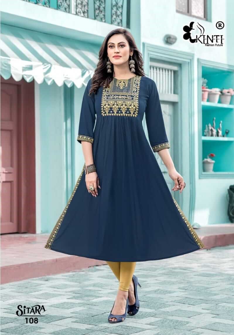 Kinti Sitara Naira Cut Kurti Catalog collection 1