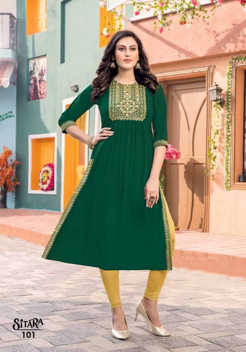 Kinti Sitara Naira Cut Kurti Catalog collection 9