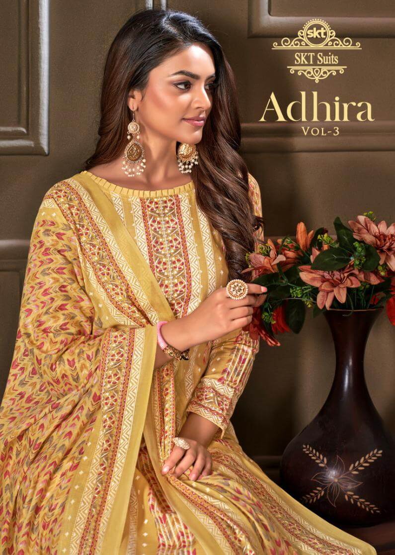 Skt Suits Adhira vol 3 Cotton Dress Materials Catalog collection 11