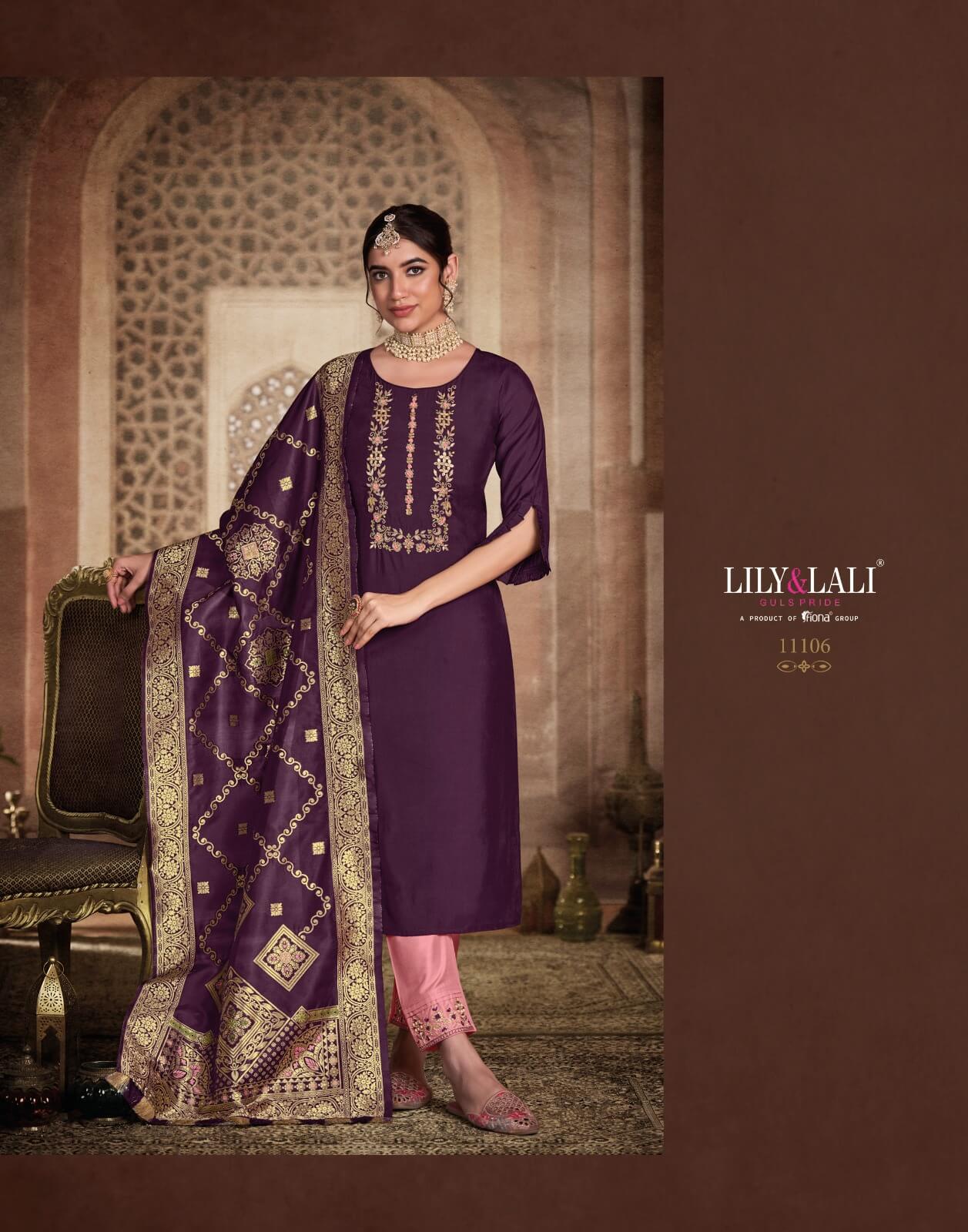 Lily Lali Gulmeena Salwar Kameez Catalog collection 7