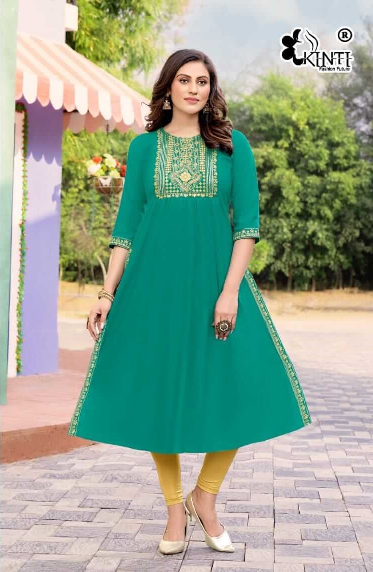 Kinti Sitara Naira Cut Kurti Catalog collection 8