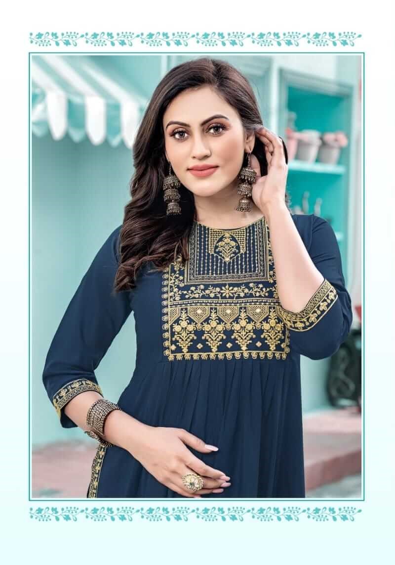 Kinti Sitara Naira Cut Kurti Catalog collection 2