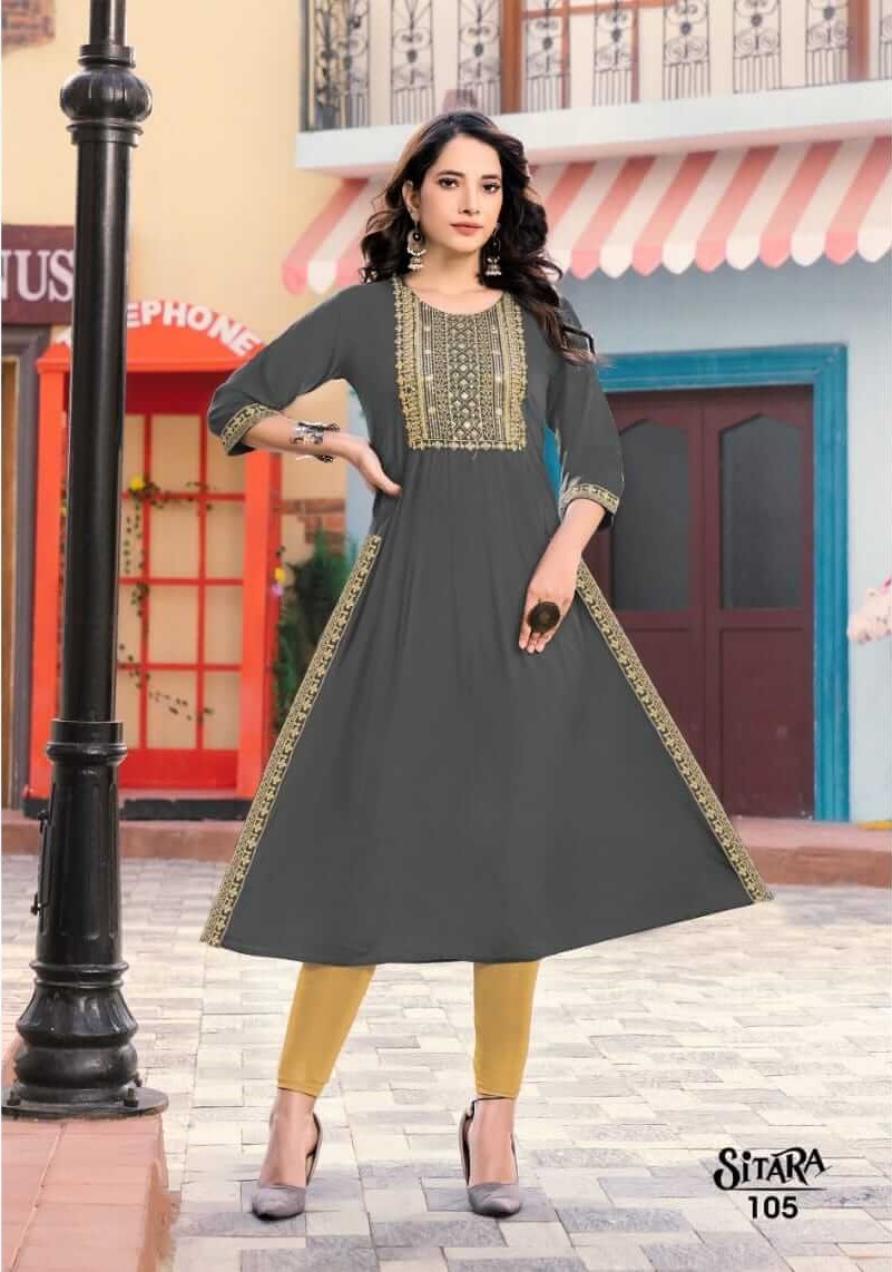 Kinti Sitara Naira Cut Kurti Catalog collection 4