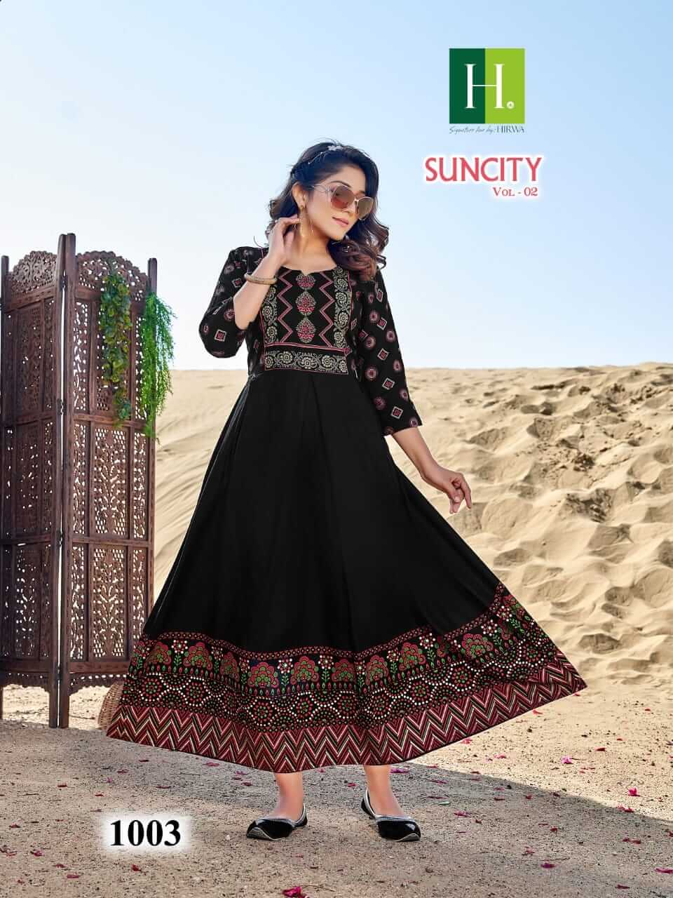 Hirwa Suncity vol 2 Plus Size Kurtis Catalog collection 9