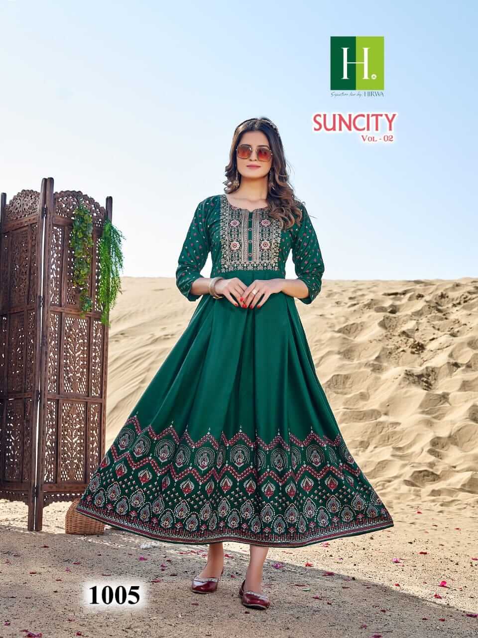 Hirwa Suncity vol 2 Plus Size Kurtis Catalog collection 3