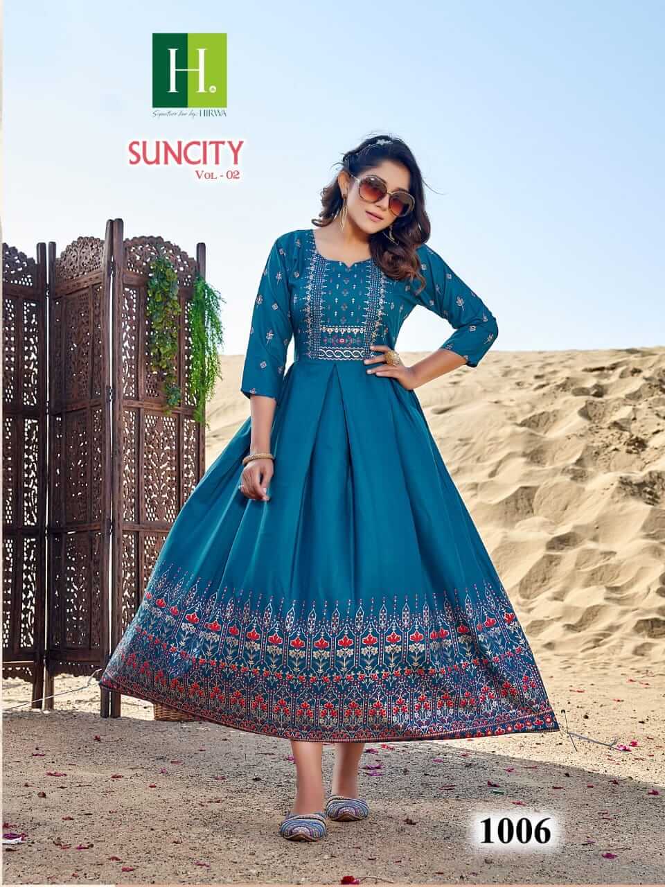 Hirwa Suncity vol 2 Plus Size Kurtis Catalog collection 5