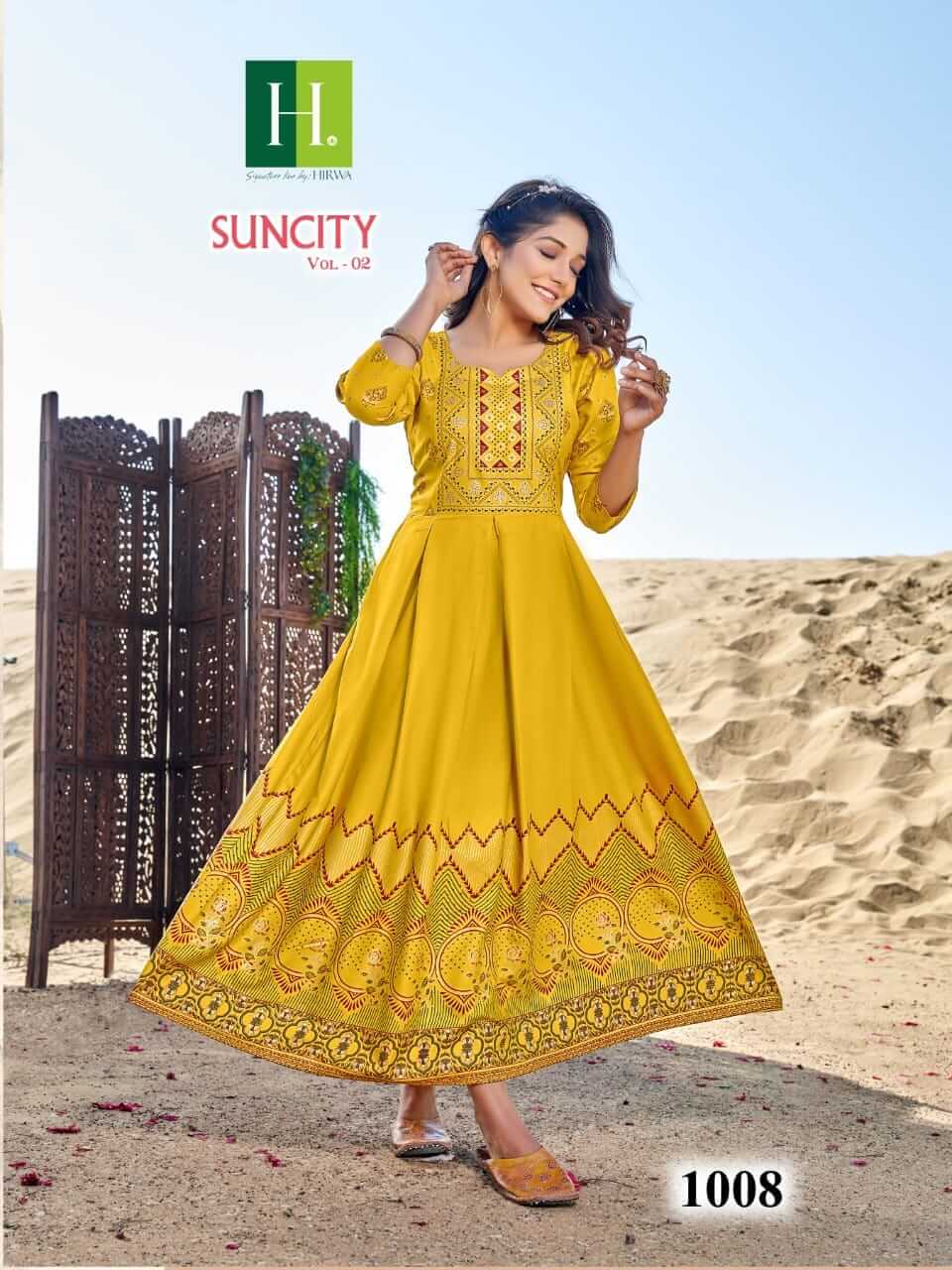 Hirwa Suncity vol 2 Plus Size Kurtis Catalog collection 2