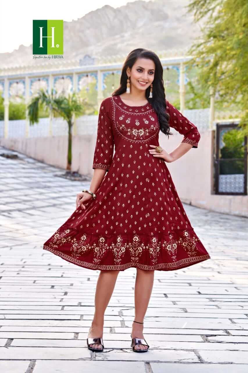 Hirwa Krystle Plus Size Kurtis Catalog collection 2