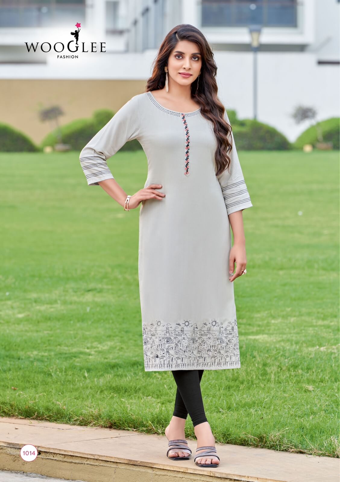 Wooglee Fashion Anurag Rayon Kurti Catalog collection 1