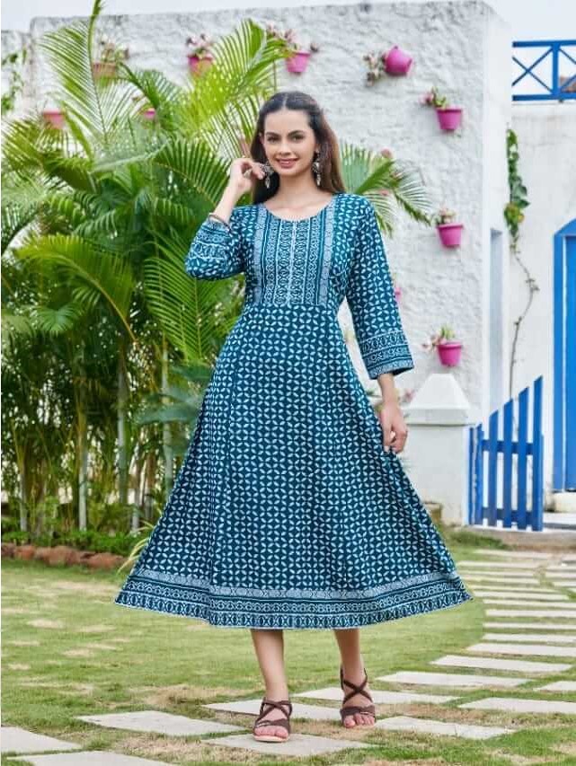 Kinti Nidhi A Line Kurti Catalog collection 8