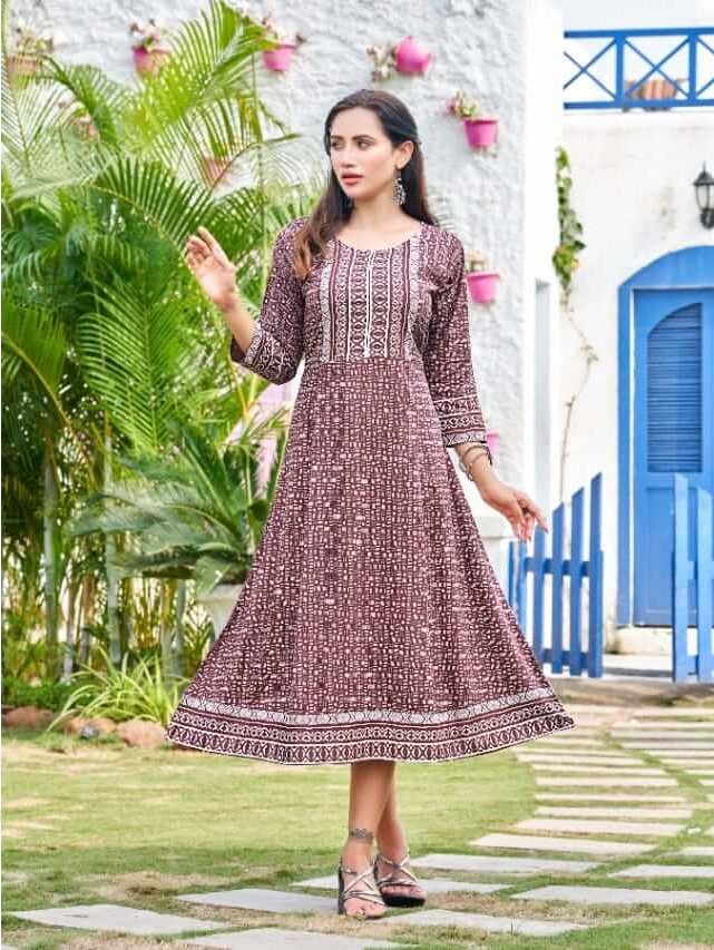 Kinti Nidhi A Line Kurti Catalog collection 9