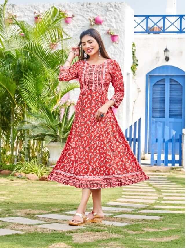 Kinti Nidhi A Line Kurti Catalog collection 7