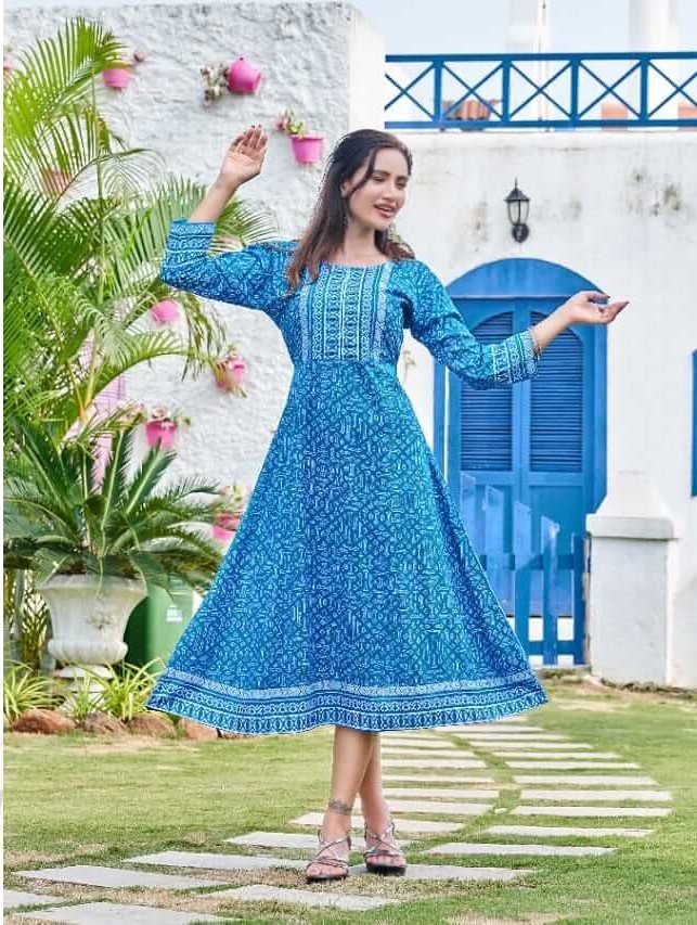 Kinti Nidhi A Line Kurti Catalog collection 6