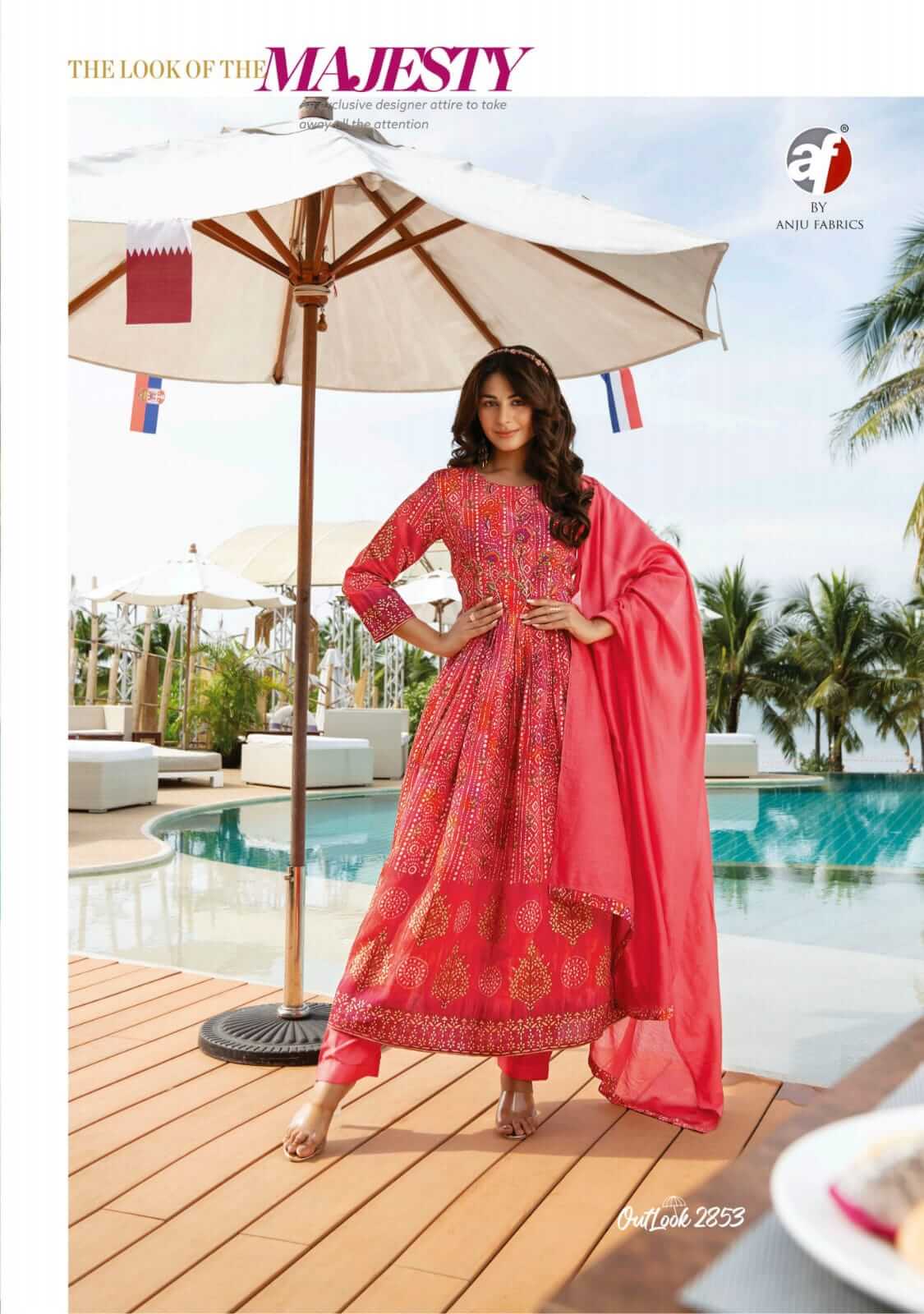 Anju Fabrics Outlook Printed Salwar Kameez Catalog collection 4