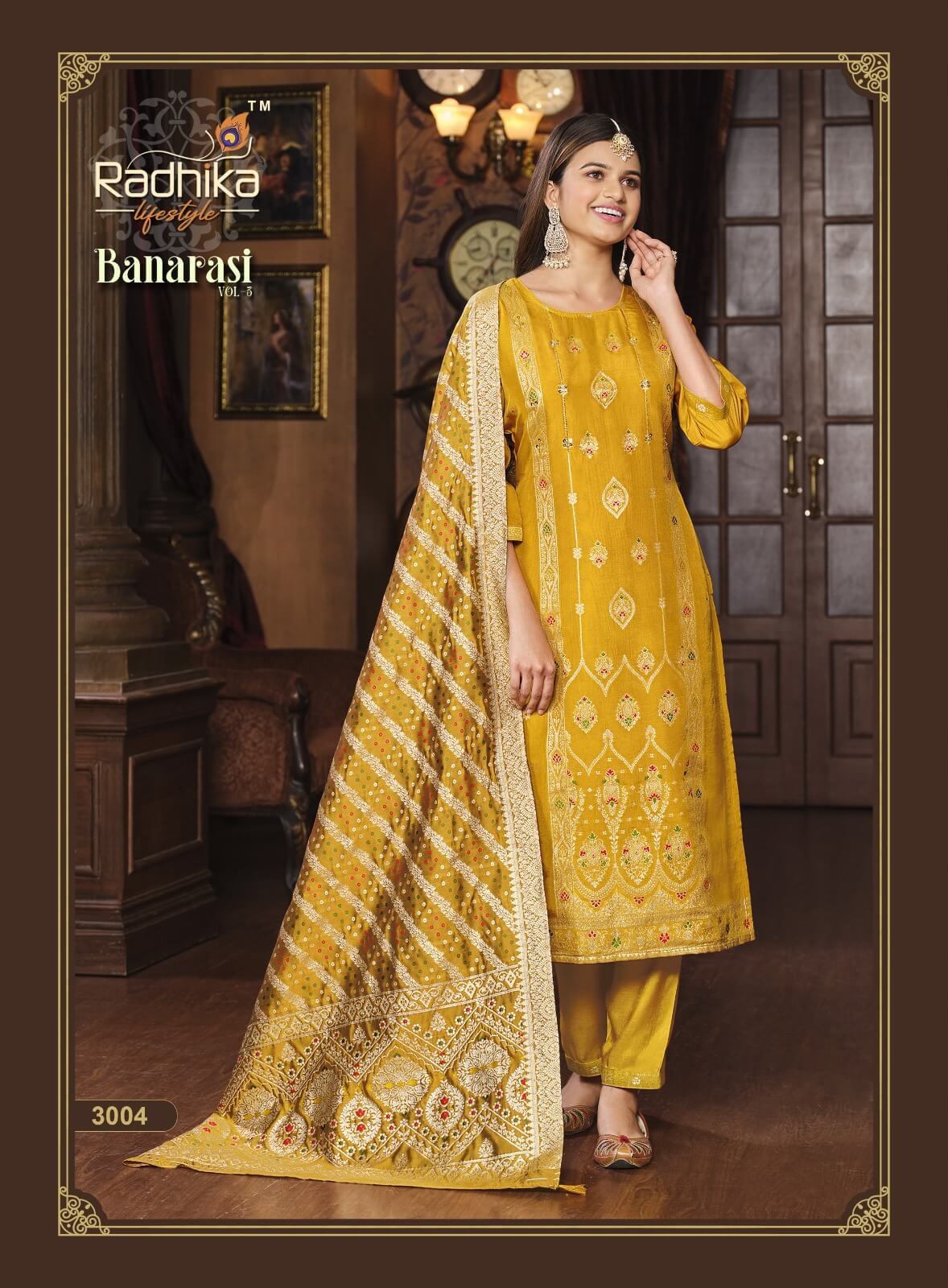 Radhika Lifestyle Banarasi vol 3 Salwar Kameez Catalog collection 5