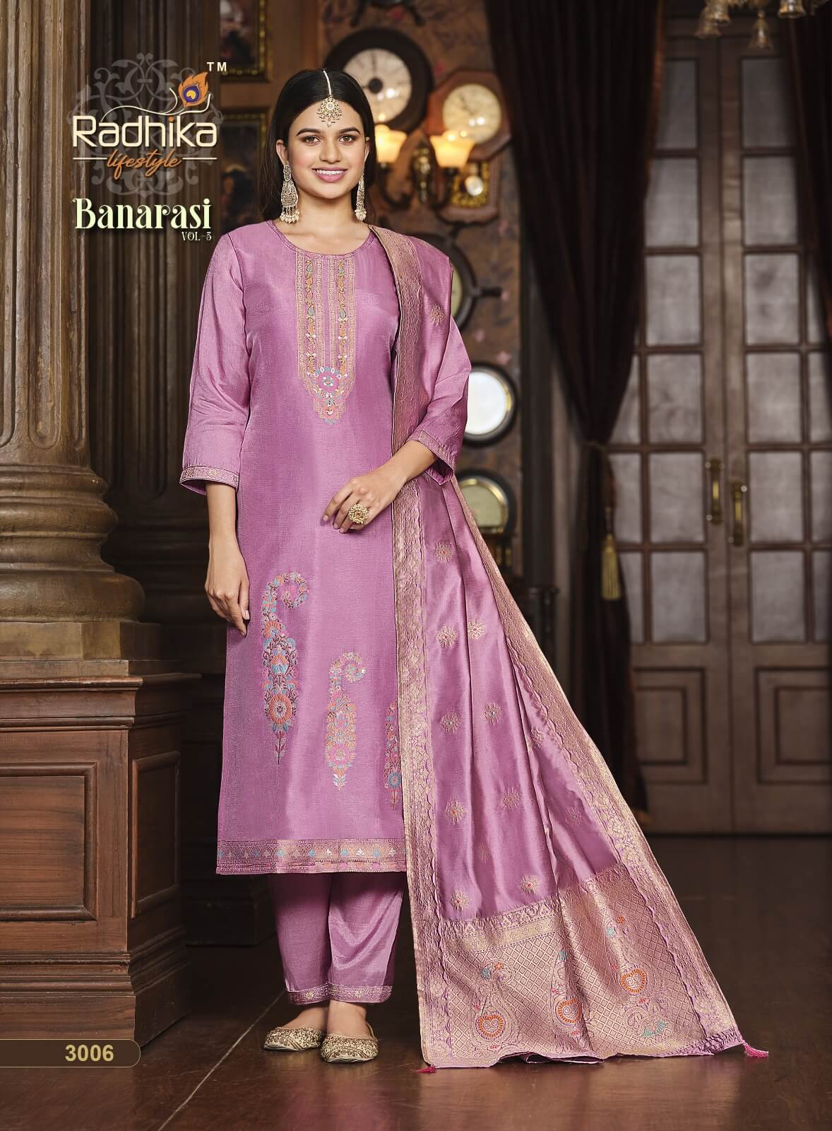 Radhika Lifestyle Banarasi vol 3 Salwar Kameez Catalog collection 9