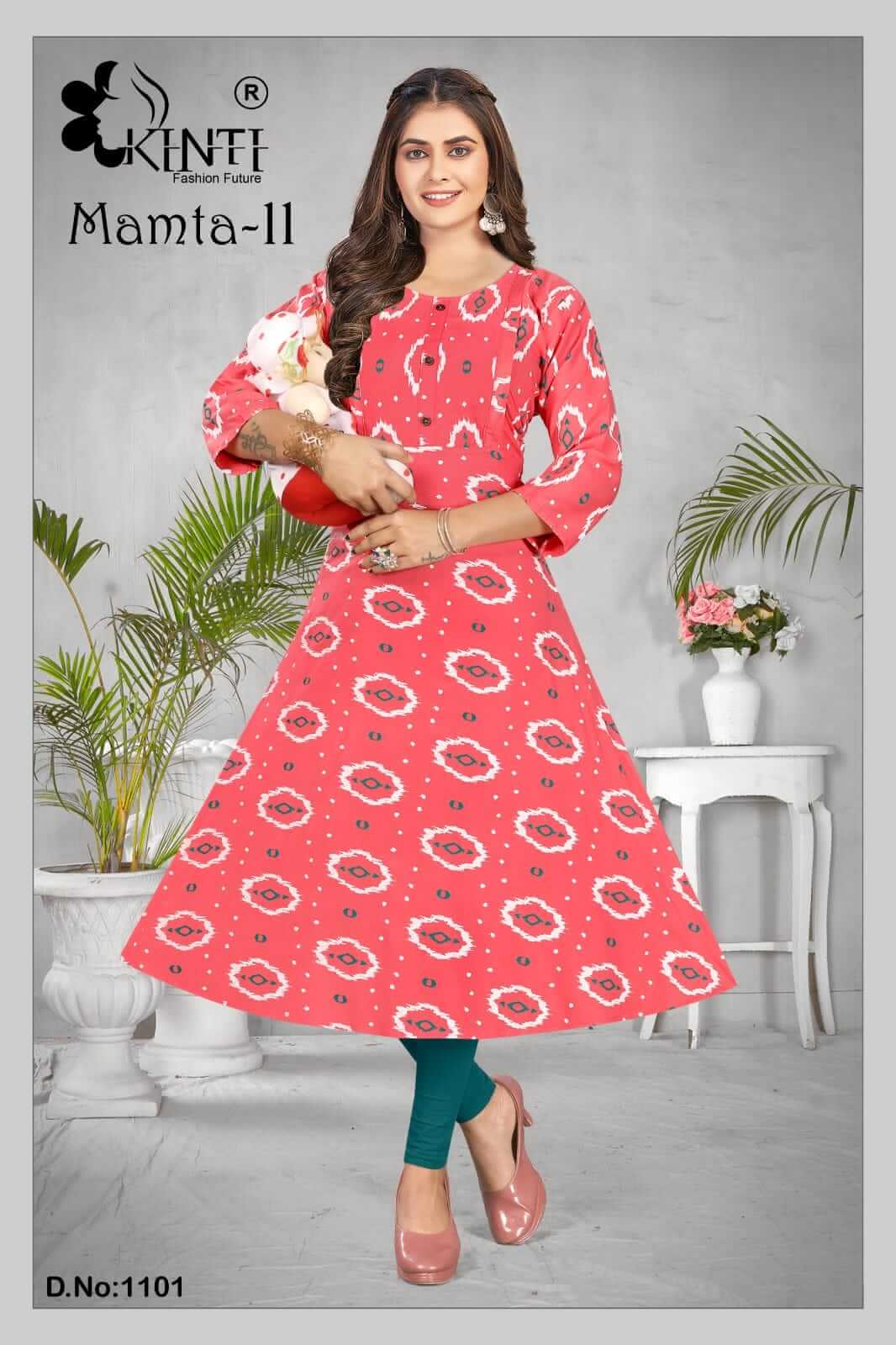 Kinti Mamta vol 11 Feeding Kurtis Catalog collection 1