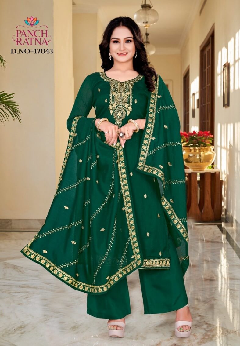 Panch Ratna Urvisha Churidar Dress Material Catalog collection 4