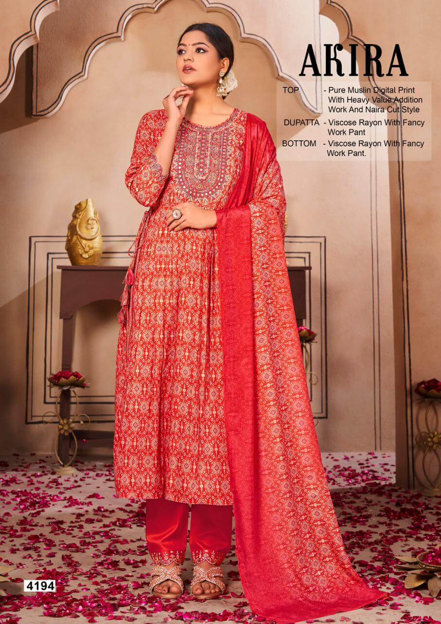 Rangoon Akira Naira Cut Kurti with Pant and Dupatta Catalog collection 2