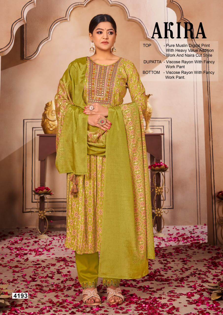 Rangoon Akira Naira Cut Kurti with Pant and Dupatta Catalog collection 3