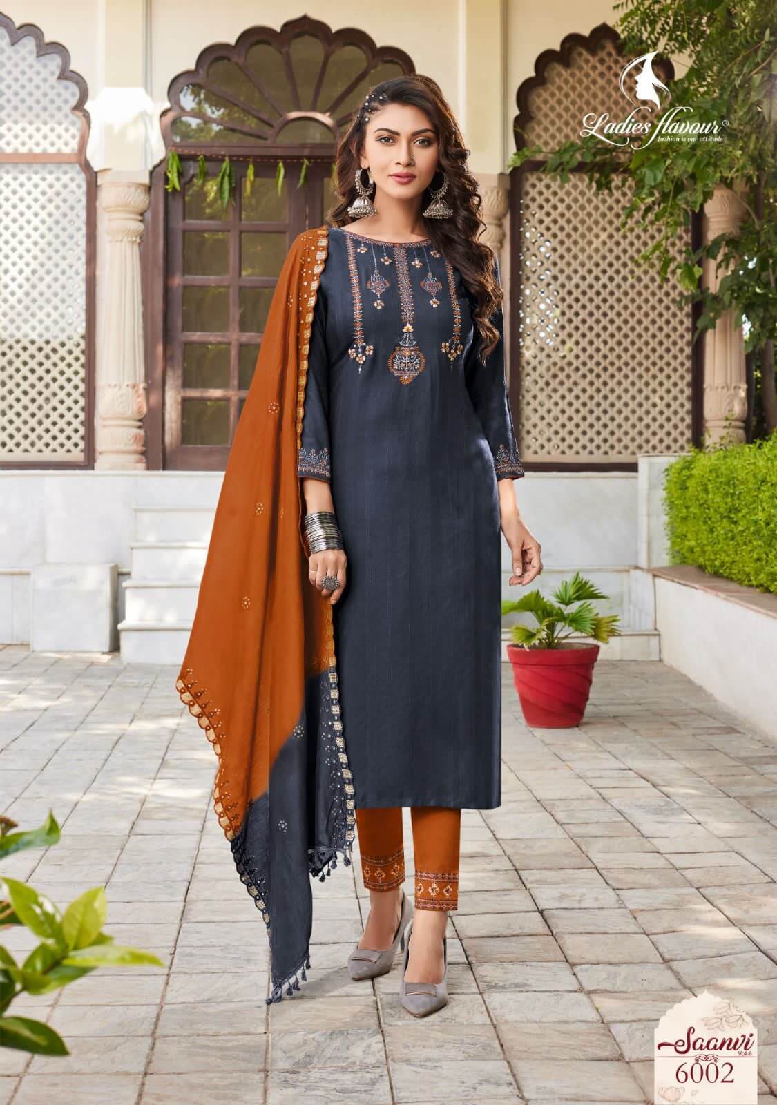 Ladies Flavour Embroidery Salwar Kameez Catalog collection 6