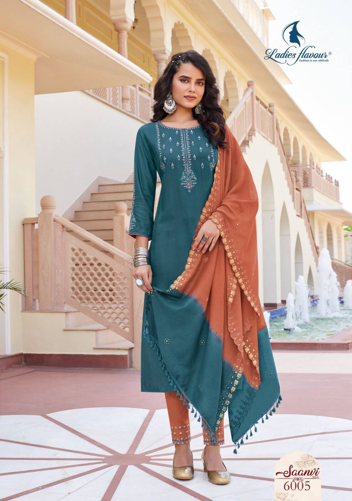 Ladies Flavour Embroidery Salwar Kameez Catalog collection 5