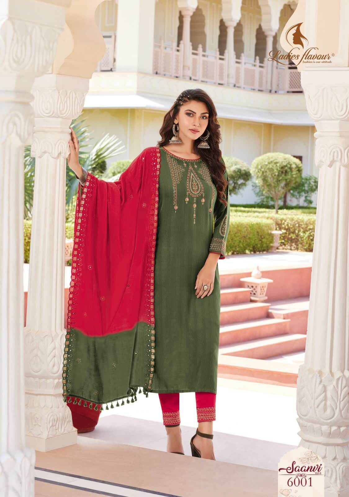 Ladies Flavour Embroidery Salwar Kameez Catalog collection 1