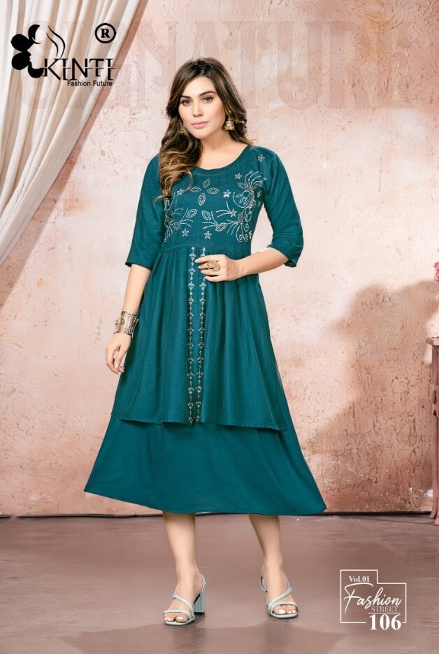 Kinti Fashion Street A Line Kurti Catalog collection 3