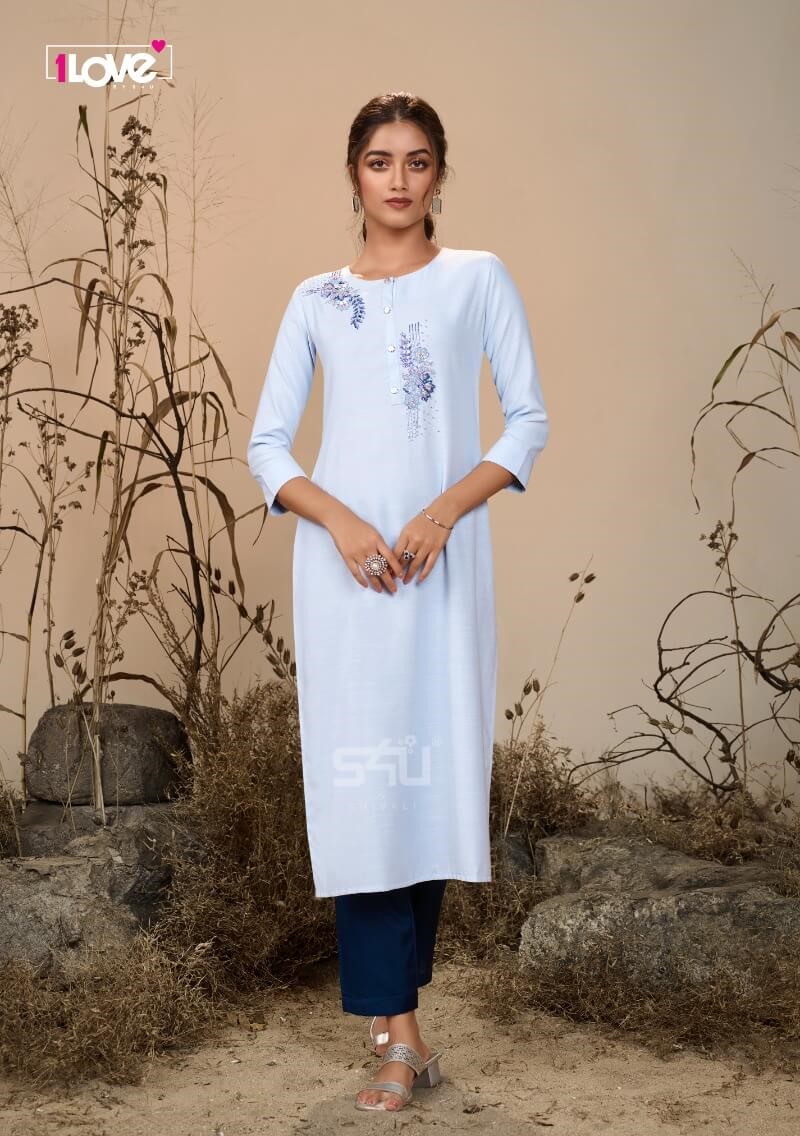 S4u 1Love Pearl Designer Kurti Catalog collection 7