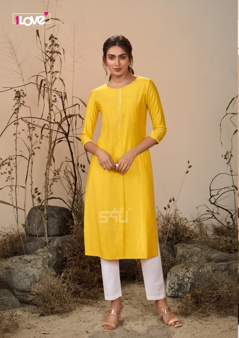 S4u 1Love Pearl Designer Kurti Catalog collection 3